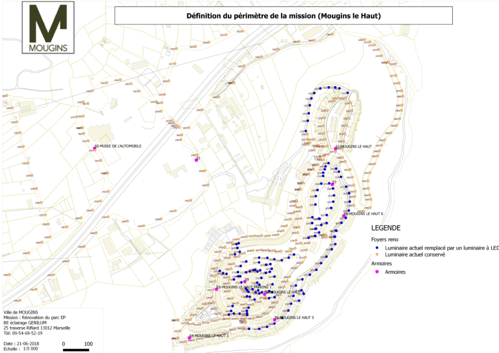 Cartographie de définition du périmètre